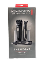 Remington MB905 Men’s Electric Beard Trimmer Kit 6 Pc Nose Ear Groomer USB New
