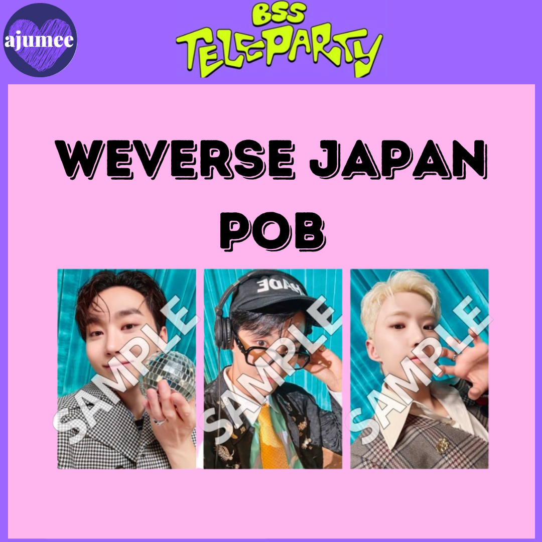 BSS 2nd Single Album ' TELEPARTY ' JAPAN POB Photo Card BSS 2nd Single Album ' TELEPARTY ' JAPAN POB Photo Card