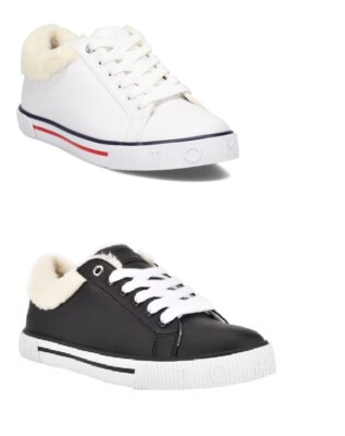 Tommy Hilfiger Olivee Sherpa Lined Ladies Sneakers White