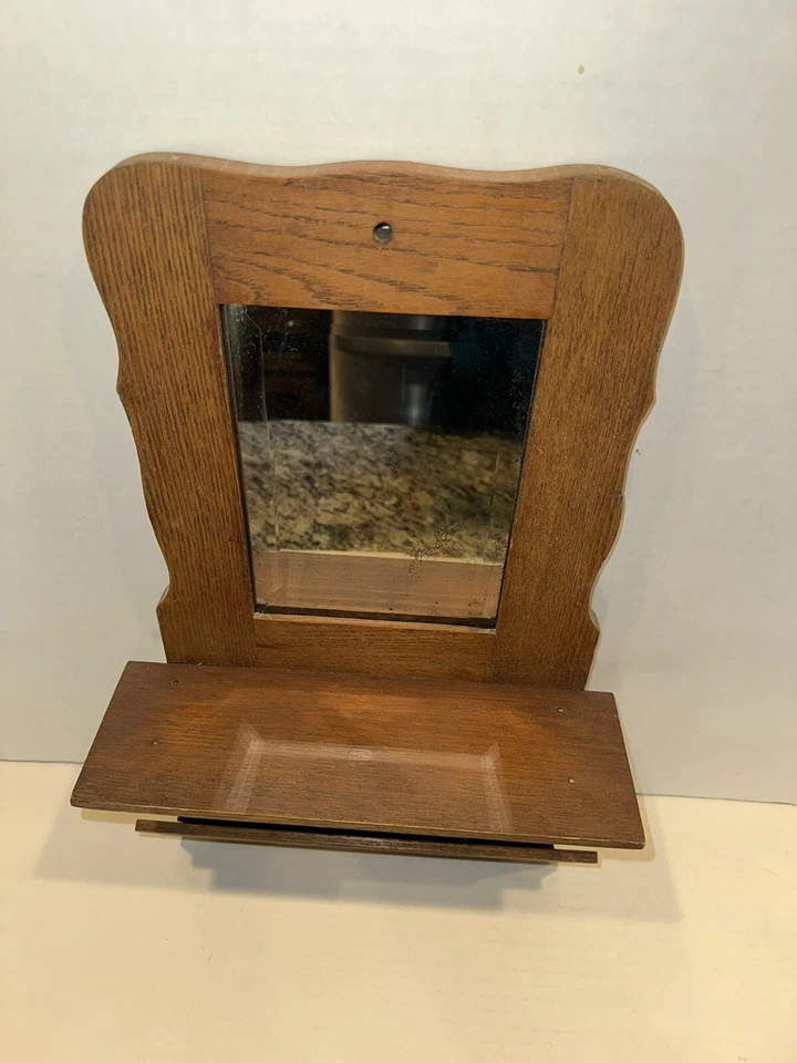 Wall Note Roll Message Board Organizer Hooks Shelf Wood - Image 4 of 4