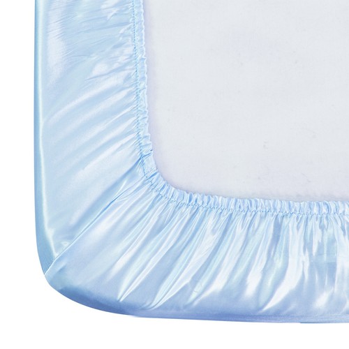 3-teiliges Seidensatin Spannbettlaken Set 40 cm extra tiefer Matratzenbezug mit Kissenbezug - Bild 60 von 69