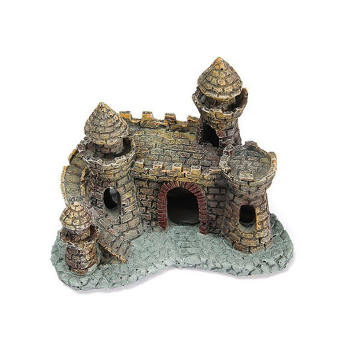Castle Resin Fish Tank Aquarium Decorations Castle Villa Tower Ornaments Crafts - Picture 2 of 4