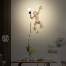 Monkey Wall Lamp Modern Monkey Wall Light Nordic Light Retro Resin Light Fixture