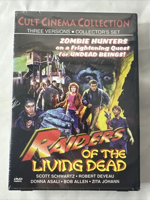 Raiders Of The Living Dead DVD Cult Cinema 3 Versions Collector's Set NEW SEALED