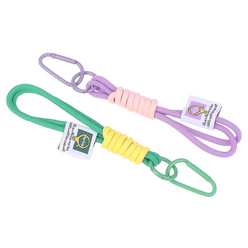 1Pc Braid Lanyard Phone Strap Carabiner Cord Bag Hanging Rope Keychain Pendan Wa - 第 1/18 張圖片