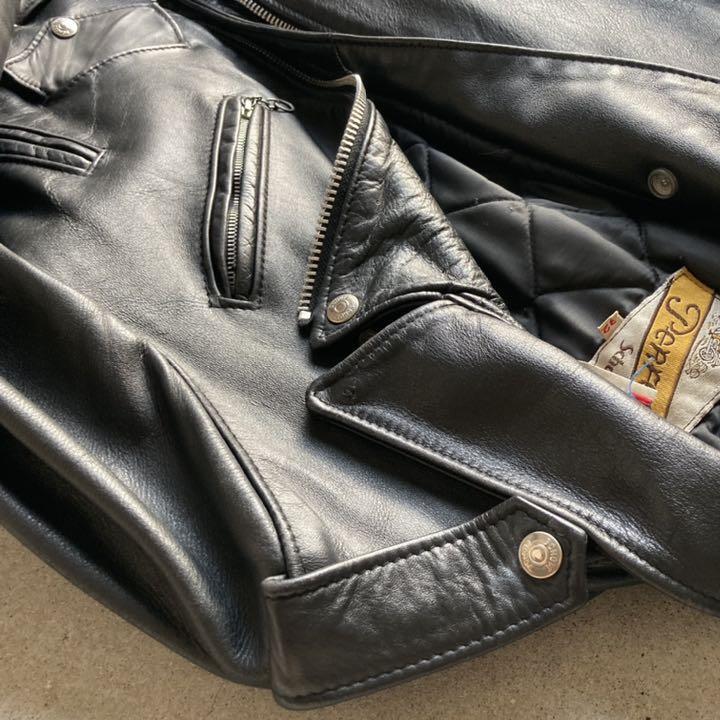 Schott Perfecto Double Leather Riders Jacket Size 32 Made in Schott Perfecto Double Leather Riders Jacket Size 32 Made in