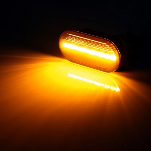 Smoke Dynamic Flowing LED Side Marker signal Light For VW Golf MK4 Jetta 2/4/6 - Picture 9 of 23