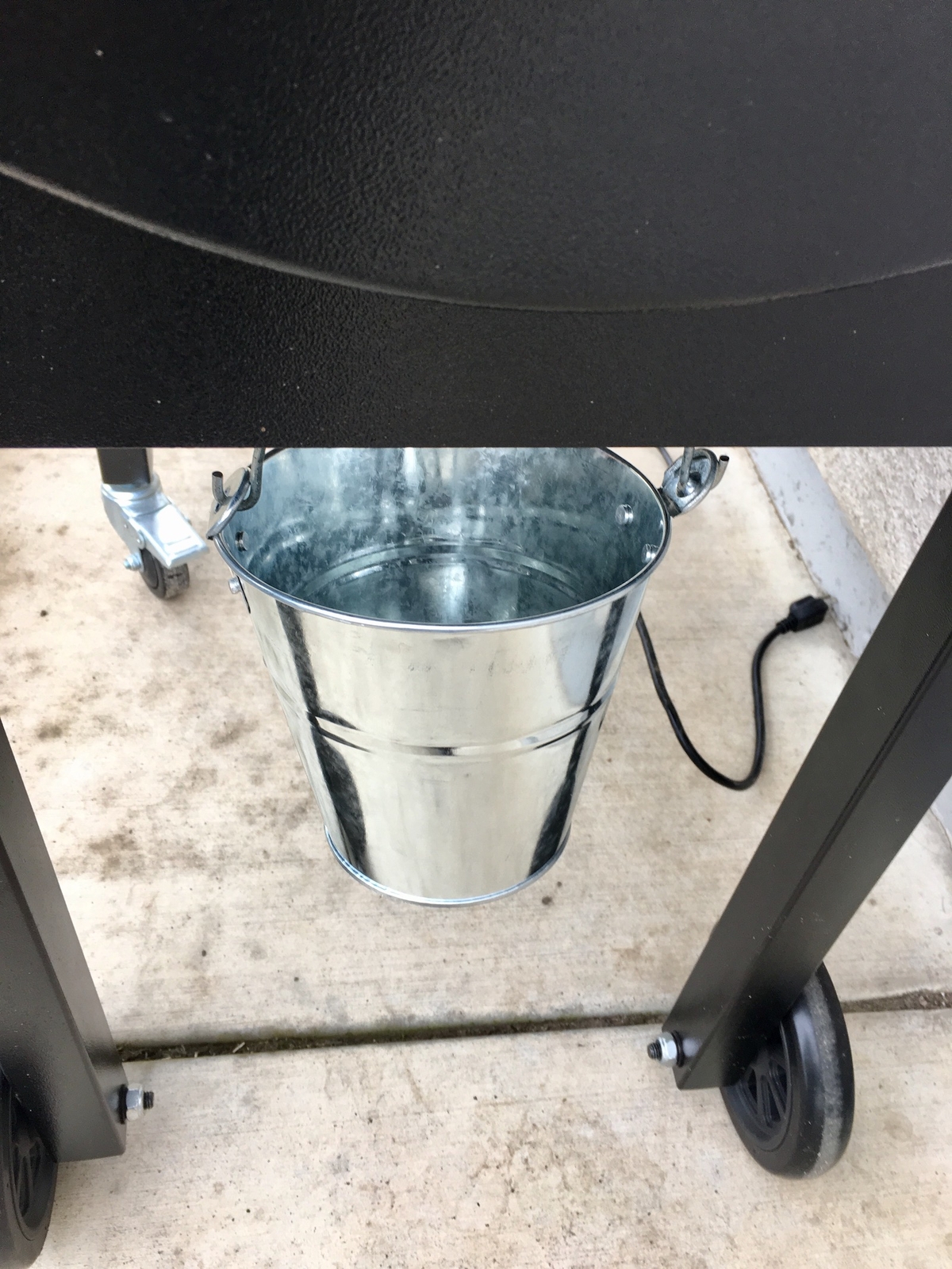 q Butler Steel Grease Bucket For Grill Smoker Traeger Pit Boss 2 Quart For Sale Online