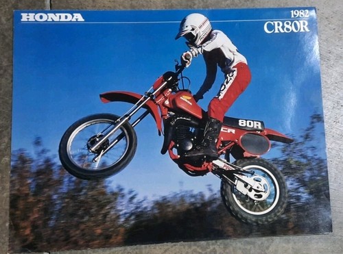 Vtg 1982 Honda CR80R Motorcycle Sales Brochure Literature Dealership Original  - Bild 1 von 4