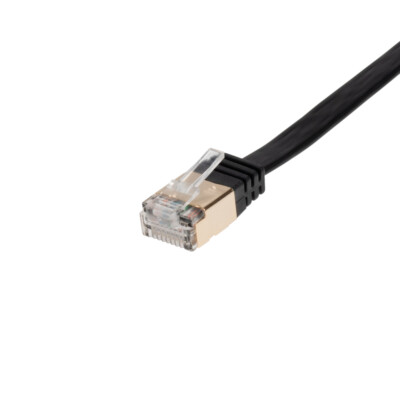 CAT7 Flat U/FTP Ethernet Patch Cable 10Gbps LAN Network Cord Multipack LOT