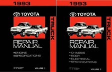 1993 Toyota Truck Shop Service Repair Manual