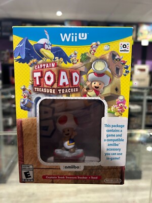 Captain Toad: Treasure Tracker Amiibo Bundle (Wii U) (2014) (New) (Sealed)