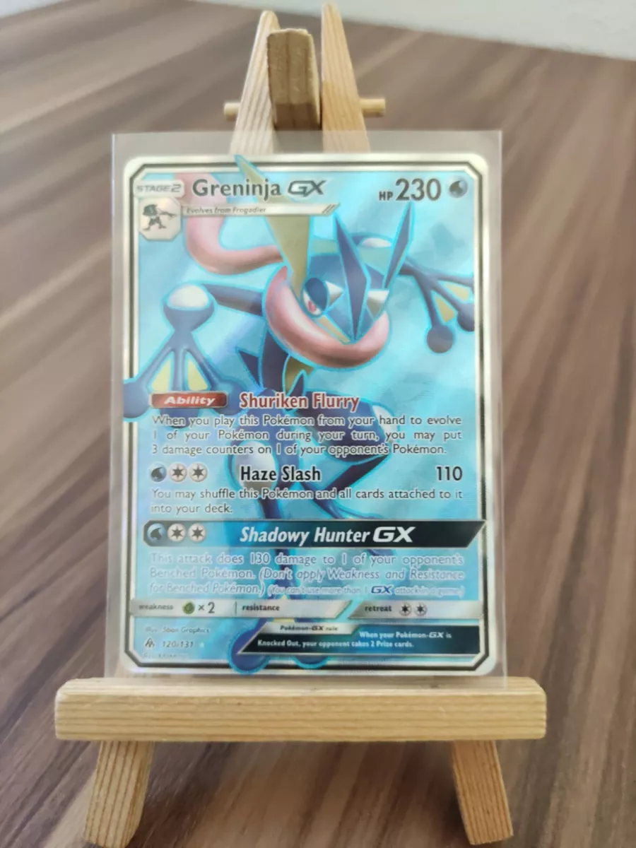 Card Greninja-GX 120/131 da coleção Forbidden Light