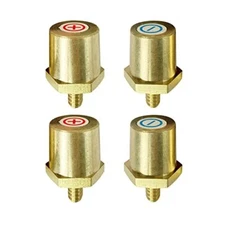 M6 Thread Male Brass Battery Charging Post Terminals M6 Battery Post Adapter ...