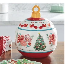 The Pioneer Woman ~ Merry Meadow ~ Ornament Cookie Jar ~ Holiday Edition