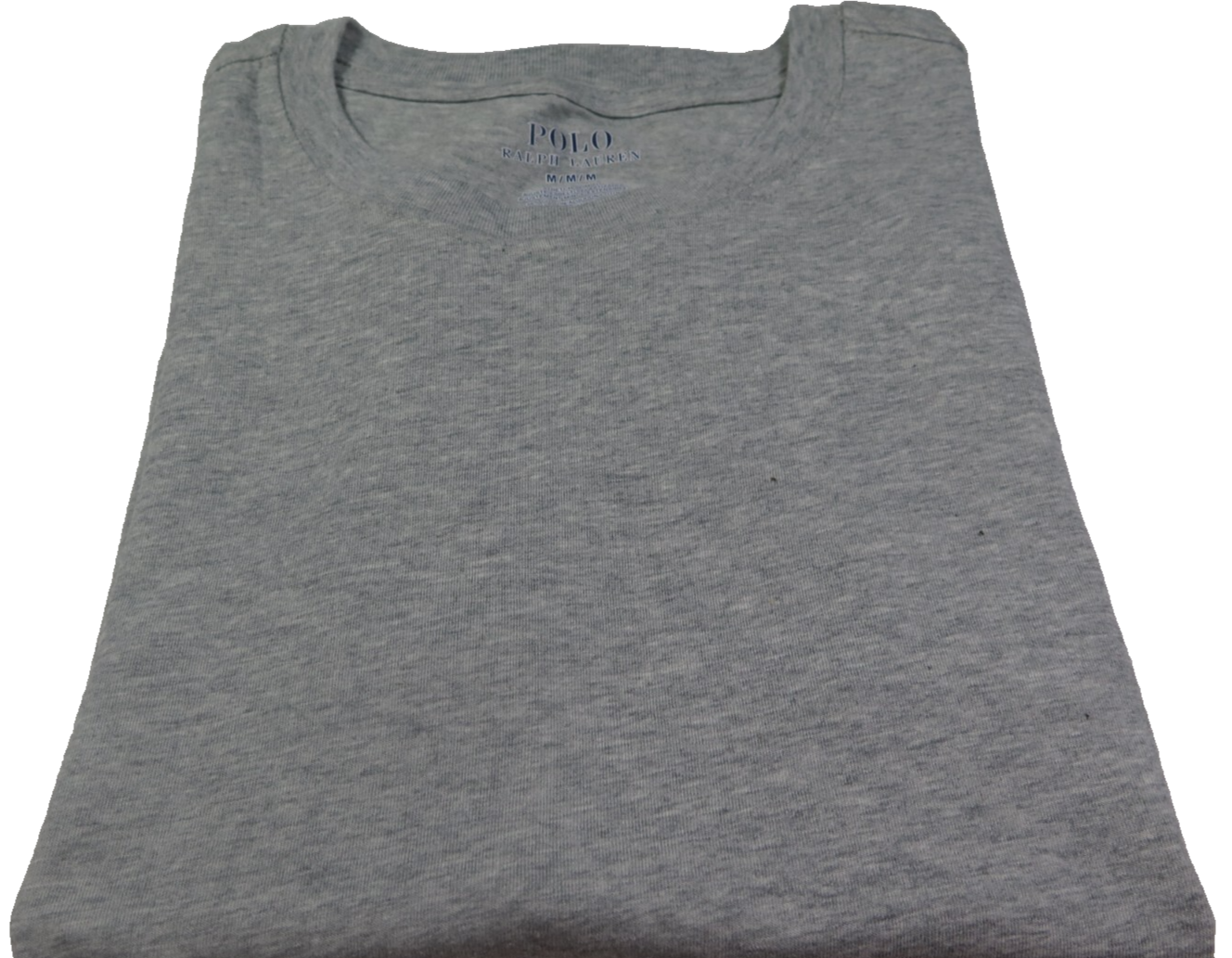 Polo pony pullover girocollo ragazzo ragazzo ragazzo Ralph Lauren cotone grigio maglietta media