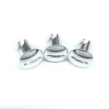 Polished Slotted Head Qtr Turn DZUS Button Fasteners - 400 Dome 10pk
