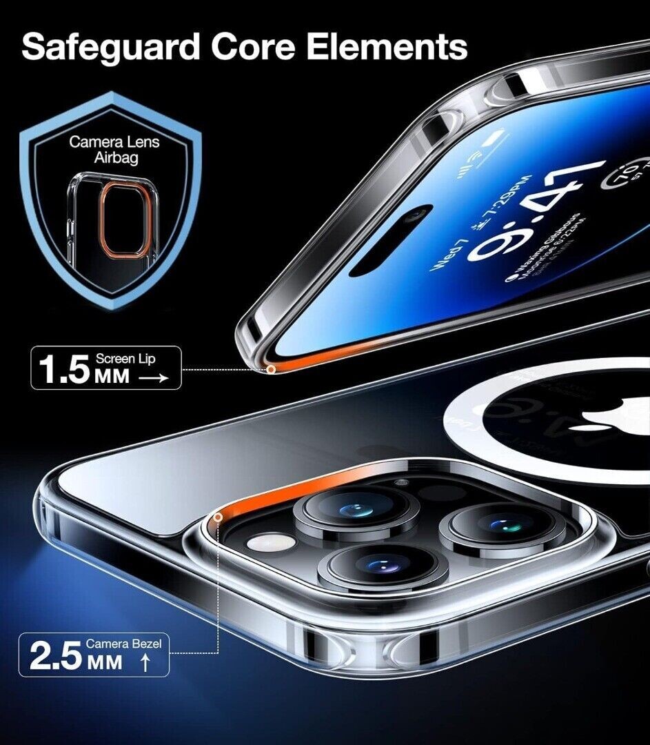 Custodia Magnetica Per IPhone 16/15/14/13/12, Obiettivo Della - Foto 7