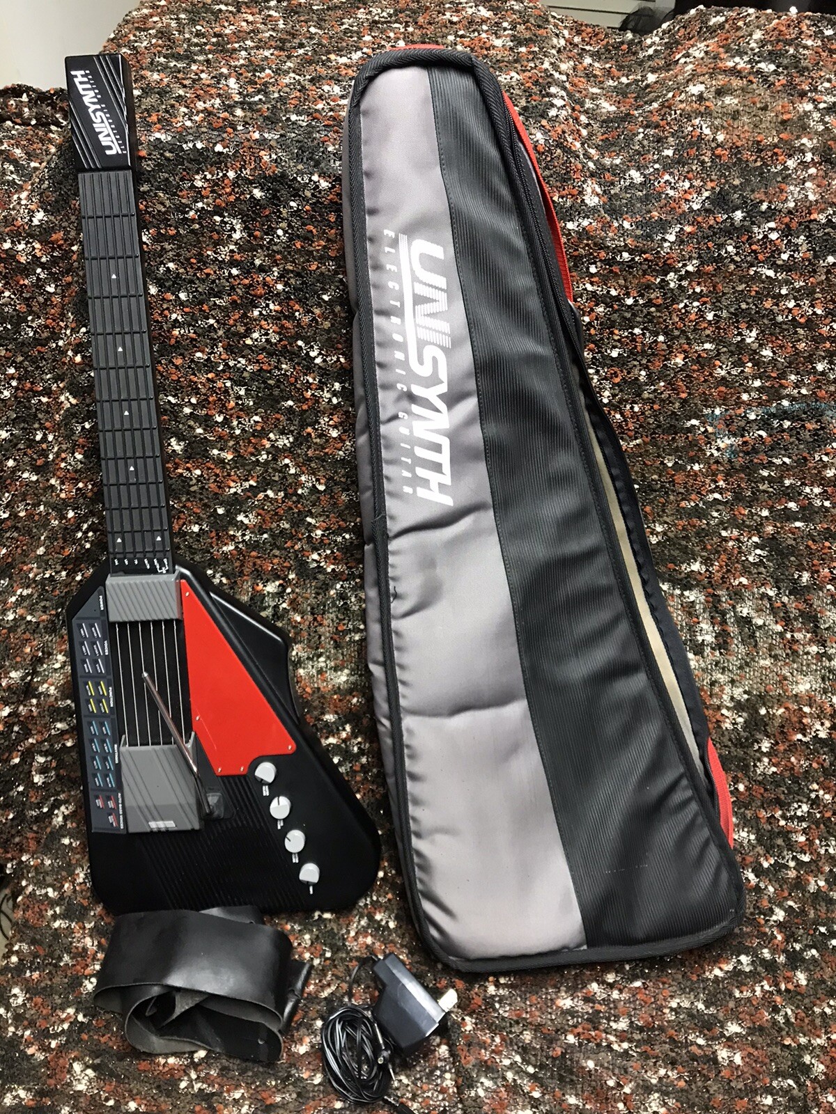 *RARE* Suzuki Unisynth Electric Guitar XG1 Tested, Working With Case