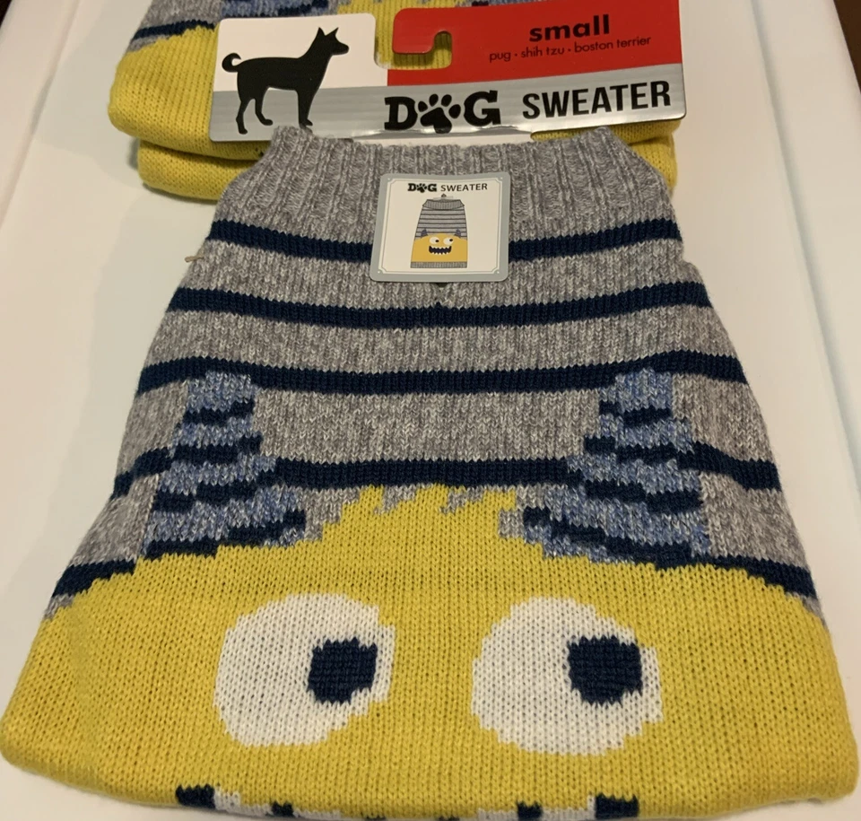 Dog Sweater Argyle Knit Size Small 13-17 - Image 2 of 3