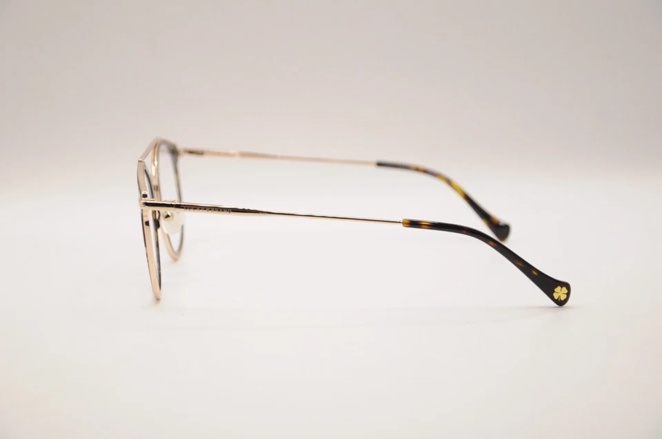 MARCOS DE GAFAS DE BORDE COMPLETO REDONDOS MARCA LUCKY D117 TORTUGA 51-19-140 NUEVOS Foto 3 de 4