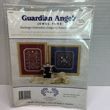GUARDIAN ANGELS Jewel Tone - Hardanger Embroidery Designs - Pattern Only