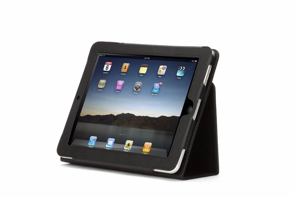 Griffin Elan Armor Folio for iPad 2, 3, 4th gen Black w/Silver Trim GB03851 NEW - Image 2 of 4