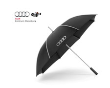 Original Audi Stockschirm, Audi Regenschirm schwarz/silber