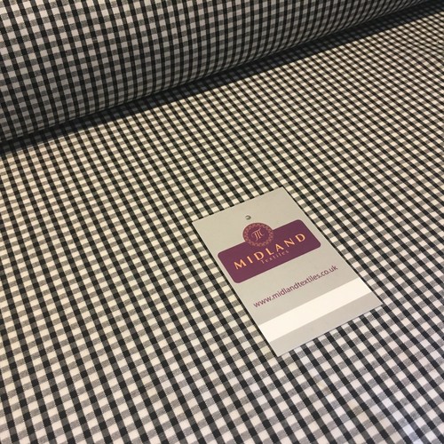 £3.50 New 1/8" Gingham Polycotton Fabric 12 colours 44" wide Midtex M23 Mtex - Picture 26 of 55
