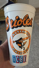 Vintage 1980s Mlb Baltimore Orioles Icee Souvenir Cup 6.5"