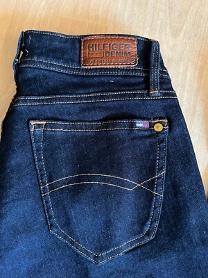TOMMY HILFIGER DENIM -SUZZY- DAMEN JEANS HOSE GR.W27 DUNKELBLAU