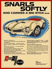 1969 Hurst Olds, Oldsmobile - Snarls Softly.. NEW METAL SIGN: 12x16" Ships Free