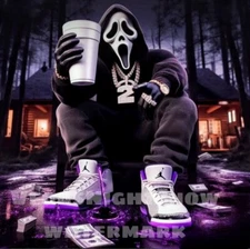 Ghost Face 3.5 Inch Vinyl Decal Sticker Scream Mask  Halloween Horror Scary