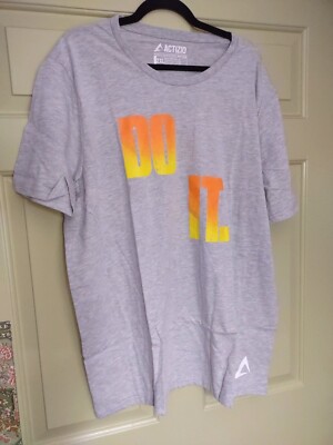 Men's Actizio Workout T-Shirt size 2XL Do It/ Don't Quit Sweat Activated Tech