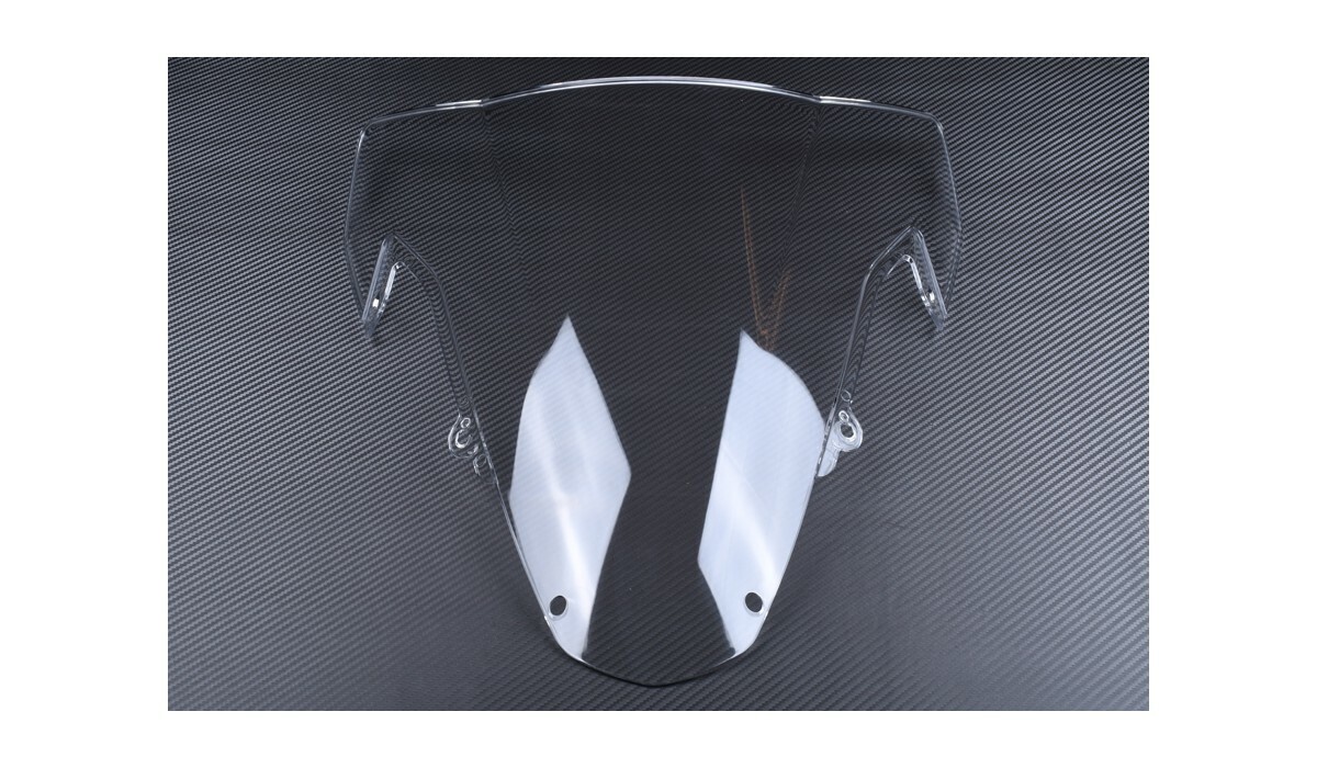 Bulle moto transparente Suzuki GSX-R 1000 03-04 avec sticker noir