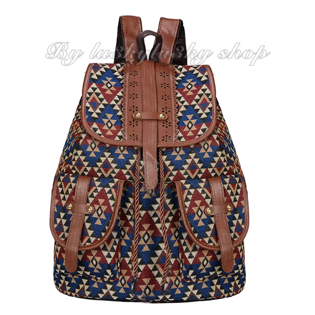 www. - Canvasartisan Top Quality Canvas Women Backpack Casual  College Bookbag Female Retro