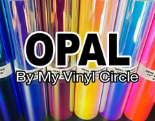 12" x 36" Rolls Opal Holographic Permanent Adhesive Vinyl - Cricut Silhouette