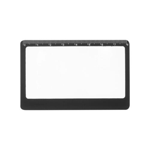 Credit Card Size Magnifier Ultra-thin Wallet Magnifier 3 Times Magnifying Glass