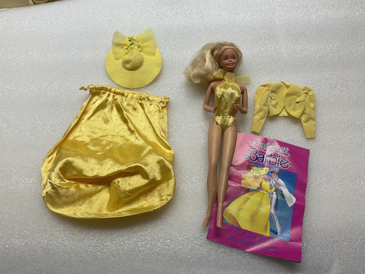 VINTAGE JEWEL SECRETS BARBIE DOLL FASHION GOWN TURNS INTO A PURSE