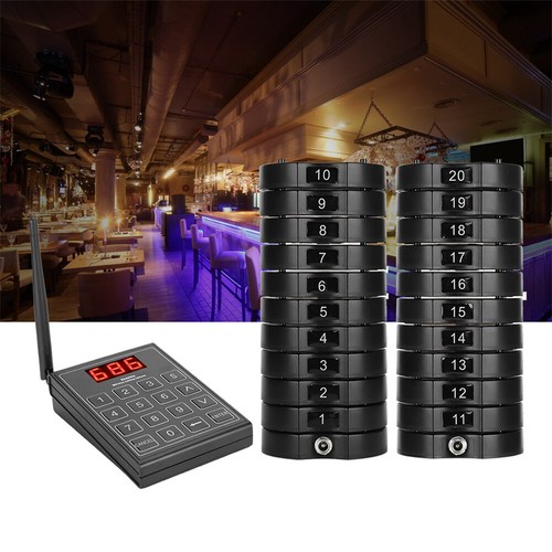 Restaurant Nursery Wireless Calling System10/20/30 Pager for Hospital Food Truck - Photo 20/27