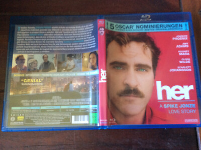 HER [Blu Ray] Spike Jonze Joaquin Phoenix Amy Adams