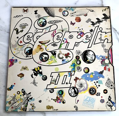LED ZEPPELIN III VINYL OG 1970 ATLANTIC PETER GRANT w/WORKING
