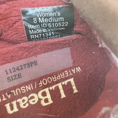 LL BEAN Primaloft Quilt Ultralight WP Slip On Men Sz 8 Mountain Red Dark… LL BEAN Primaloft Quilt Ultralight WP Slip On Men Sz 8  main image 3