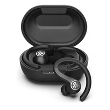 JLab JBuds Air Sport True Wireless Bluetooth Earbuds + Charging Case, Black