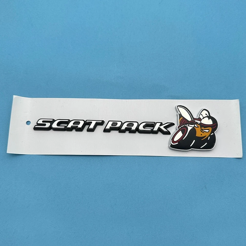 FOR ALL CHARGER /CHALLENGER SCAT PACK ANGRY BEE REAR TAILGATE EMBLEM - Image 4 of 4