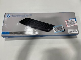 HP Wireless Keyboard and Mouse 300 Black