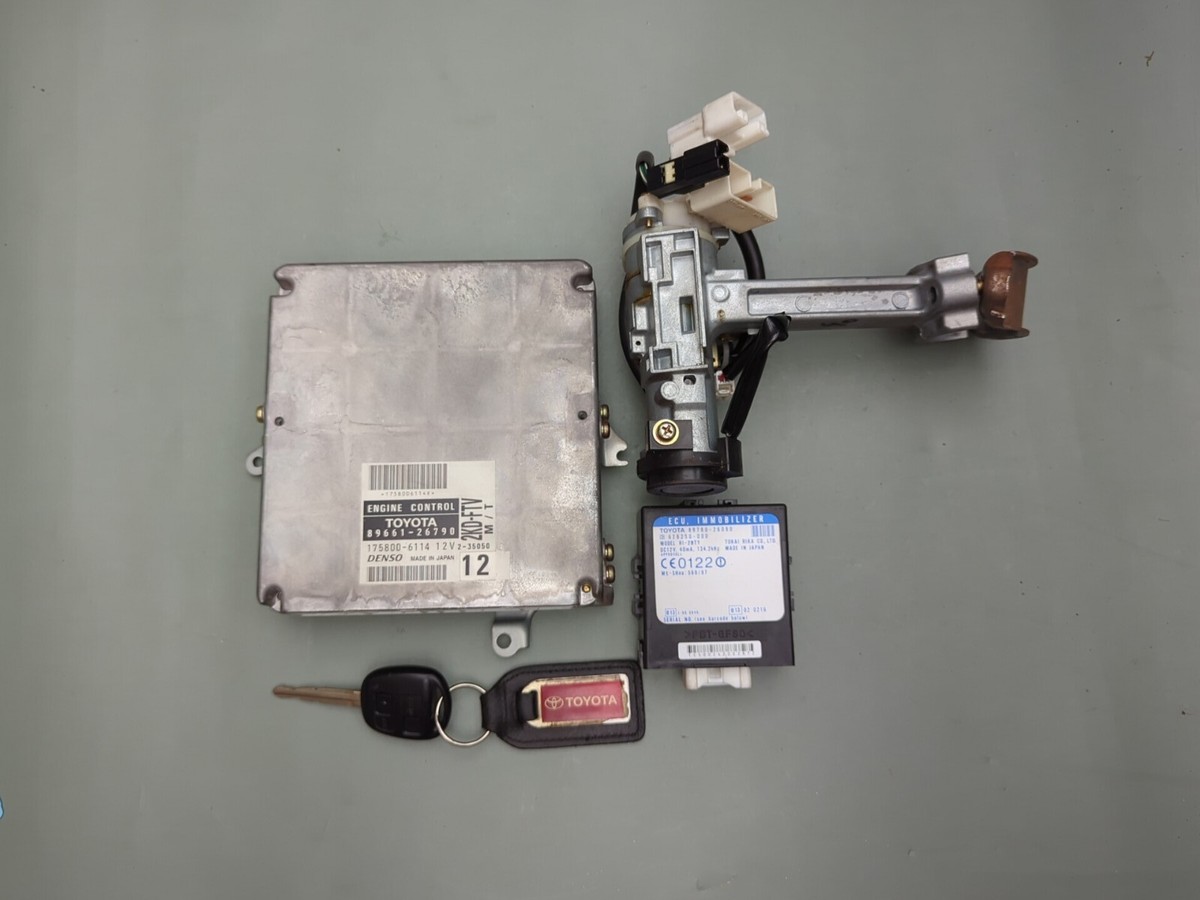 カゼキリ Toyota Hiace D4D Ecu 89661-26790 Ignition Lock Immobilizer Key | eBay