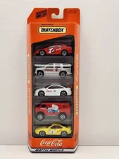 MATCHBOX MATTEL WHEELS Coca-Cola Bear 5 Pack Gift Set 1:64 Die-Cast Vehicles
