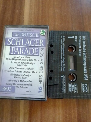 Die Deutsche Schlager-Parade 3/93 Club Exklusiv 2 Musikkassette Tape