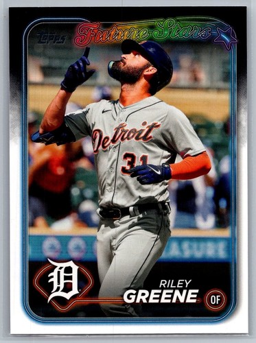 2024 Topps Series 1 #274 Riley Greene Future Stars Detroit Tigers Baseball Card